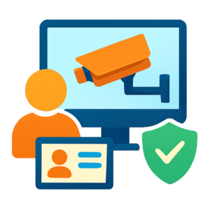 Home controle de visitantes e monitoramento de segurança (cvms)